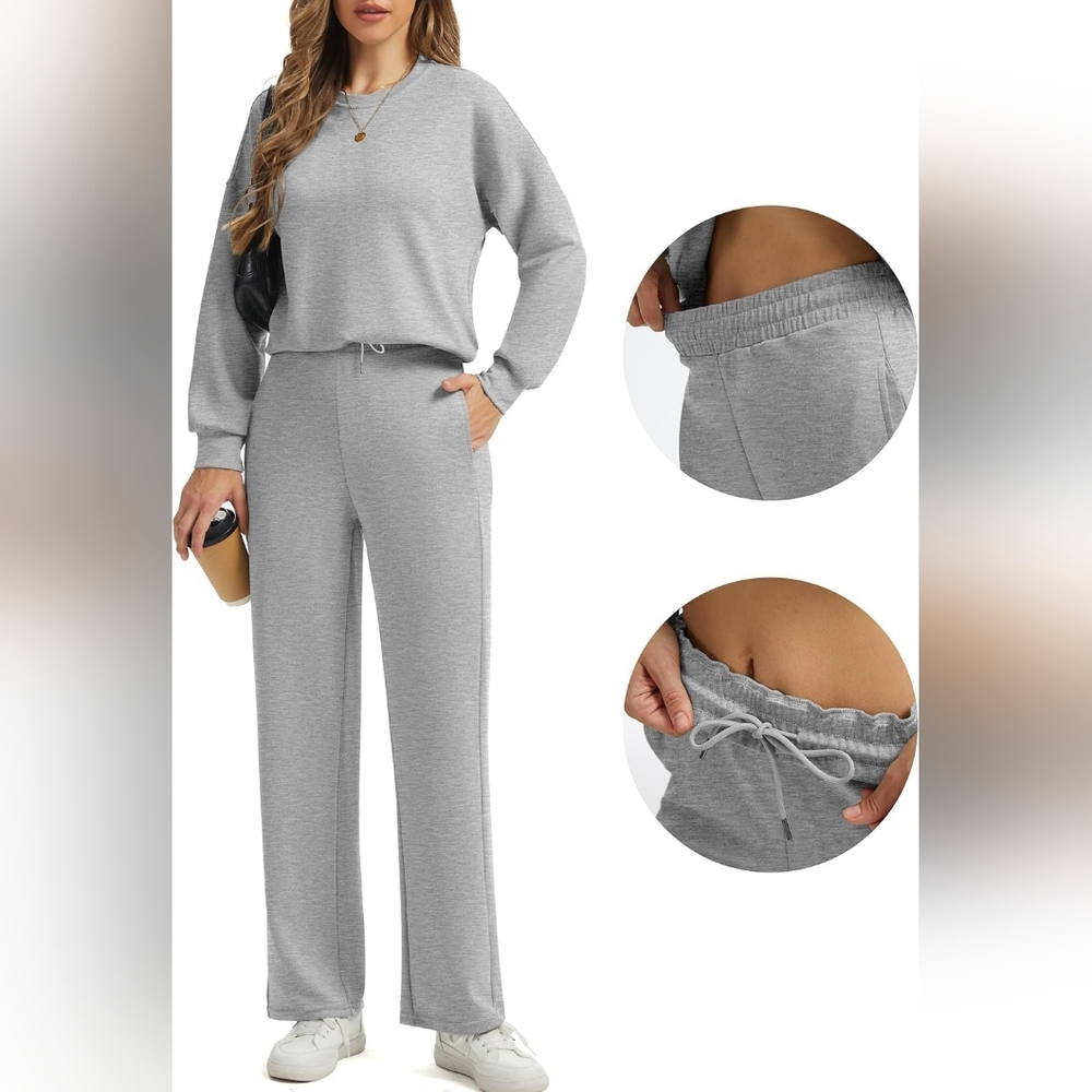 H. Hallisal Women's Gray Sweatsuit